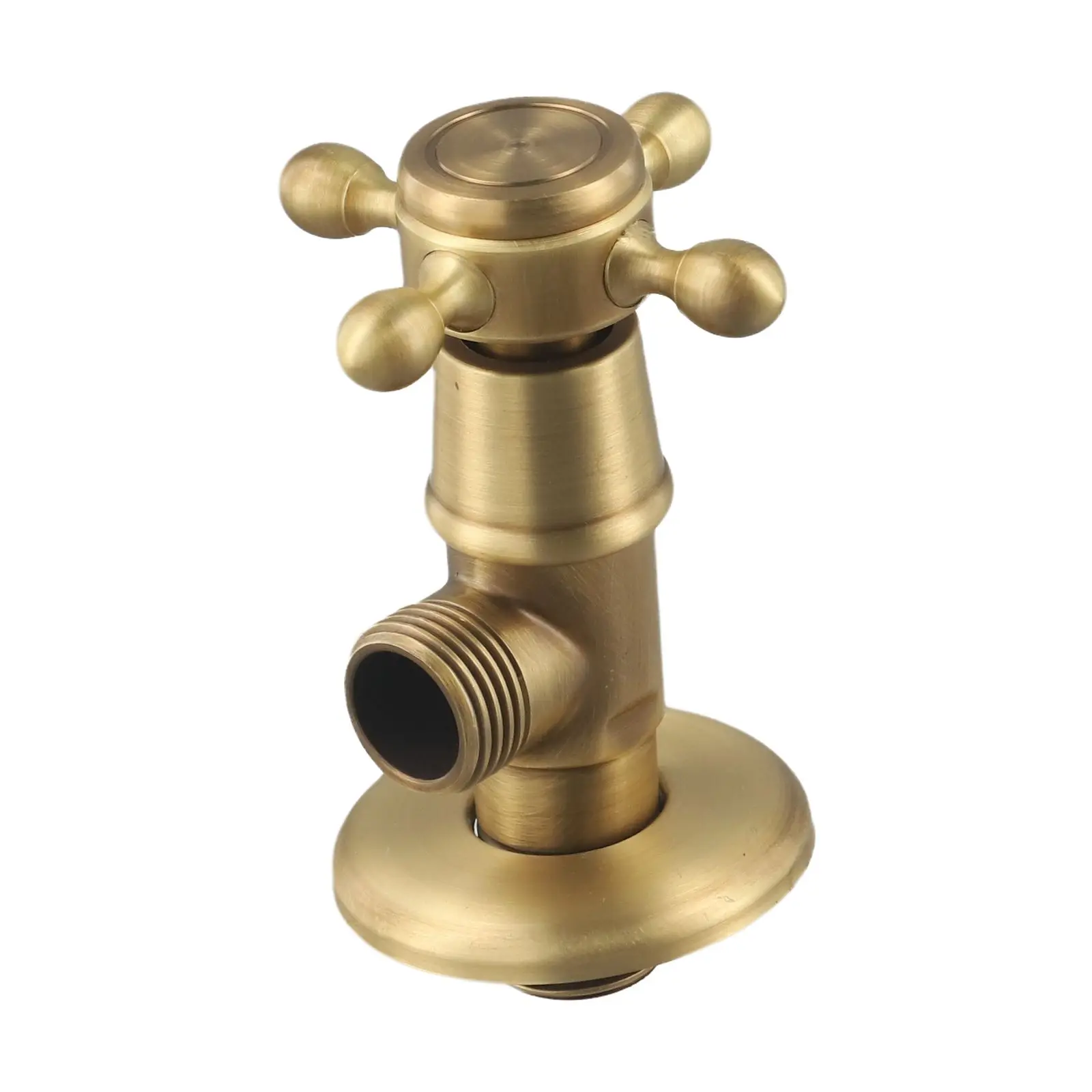 Antique Angle Valve European Angle Valve Electroplated Finish Long-lasting Performance For Any Setting For Balcony
