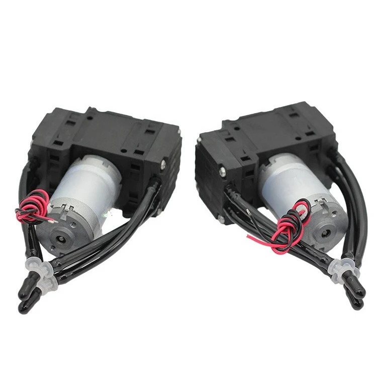 Double head vacuum pump Small and small negative pressure pump Diaphragm pump Gas collection, degassing pump,