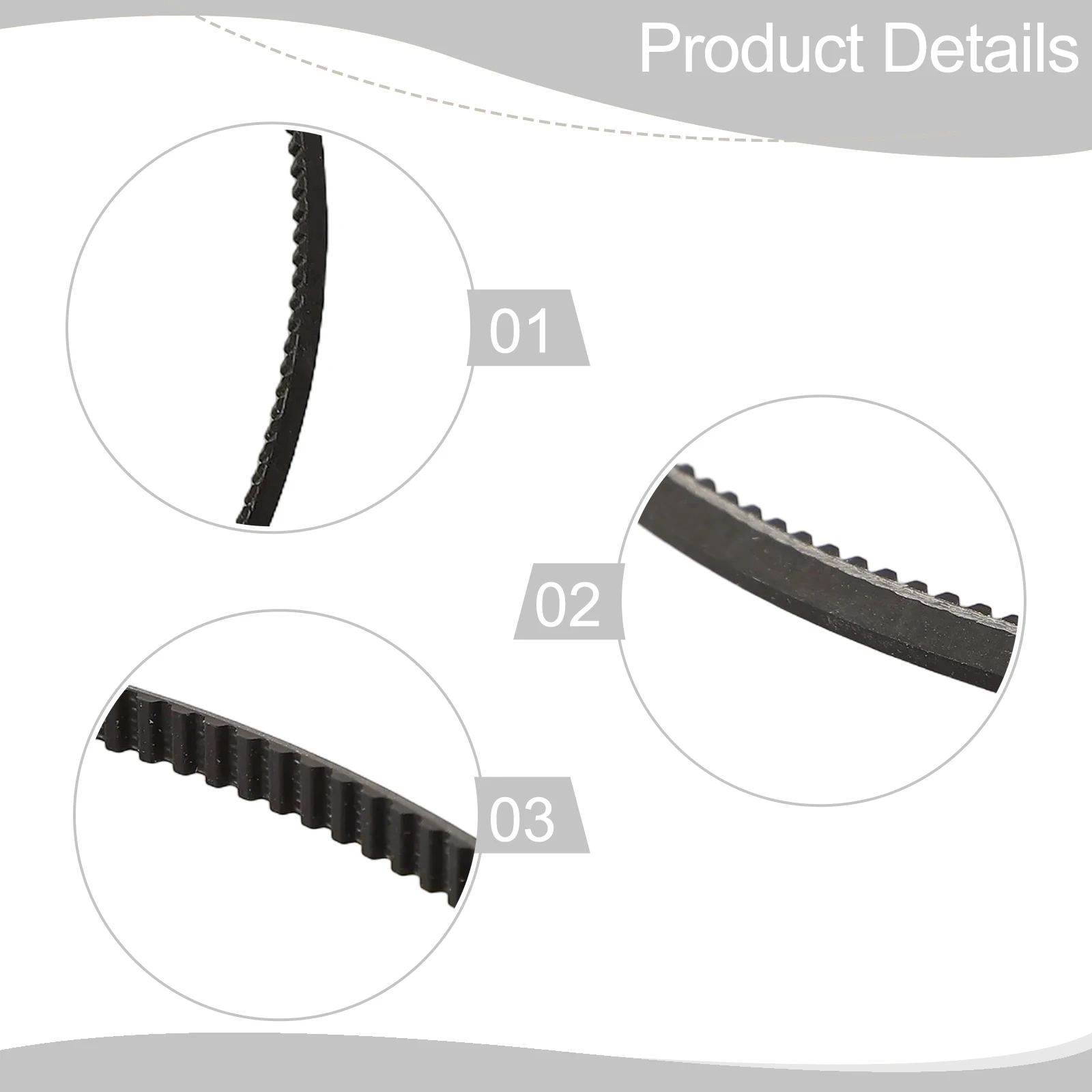 Long Service Life For Machine Maintenance Lathe Belt 5M545 Belt Easy Installation Excellent Stretch Performance Good Elasticity