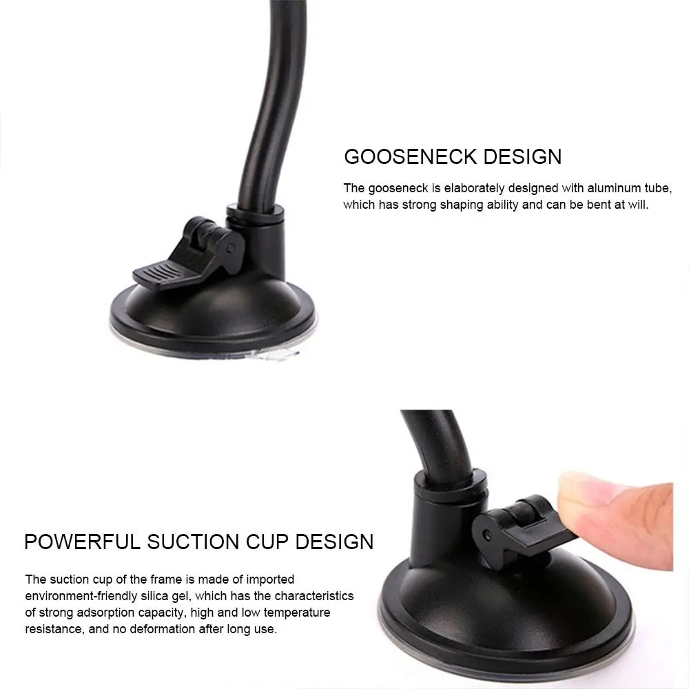

Powerful Suction Cup Stand Universal Bracket Mobile Phone Holder CellPhone Clip In Car Phone Holder