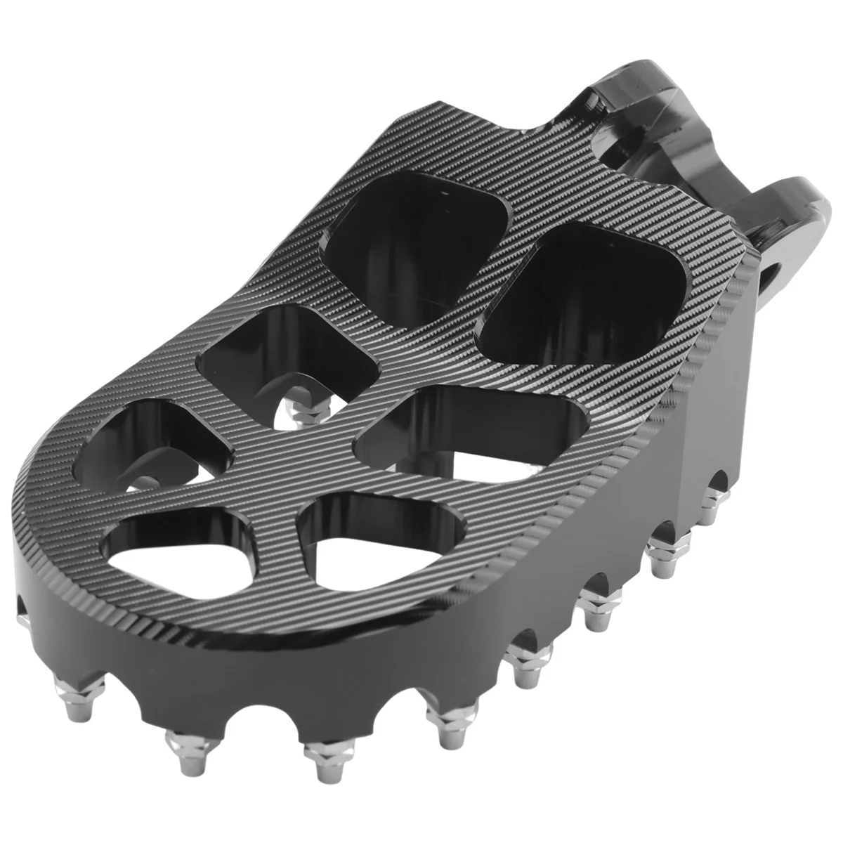 

T47C_Footrest Footpegs Foot Pegs Pedal for 125 150 200 250 300 350 400 450 500 SX SXF EXC EXCF XC XCF X-CF XCW EXC-F(Black)
