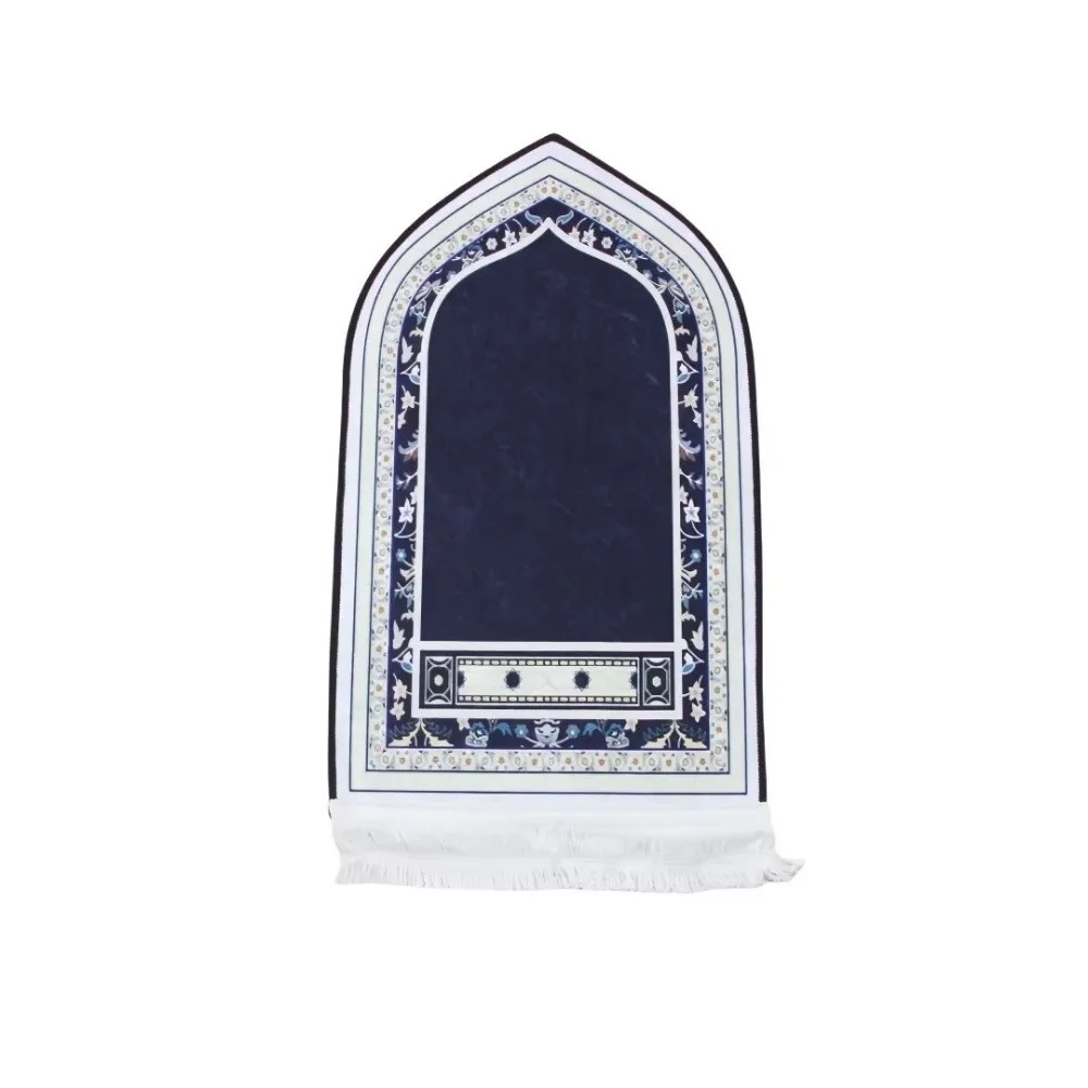 Portable Thick Prayer Mat Travel Soft Prayer Rug Non-slip Irregular Prayer Mat Carpet