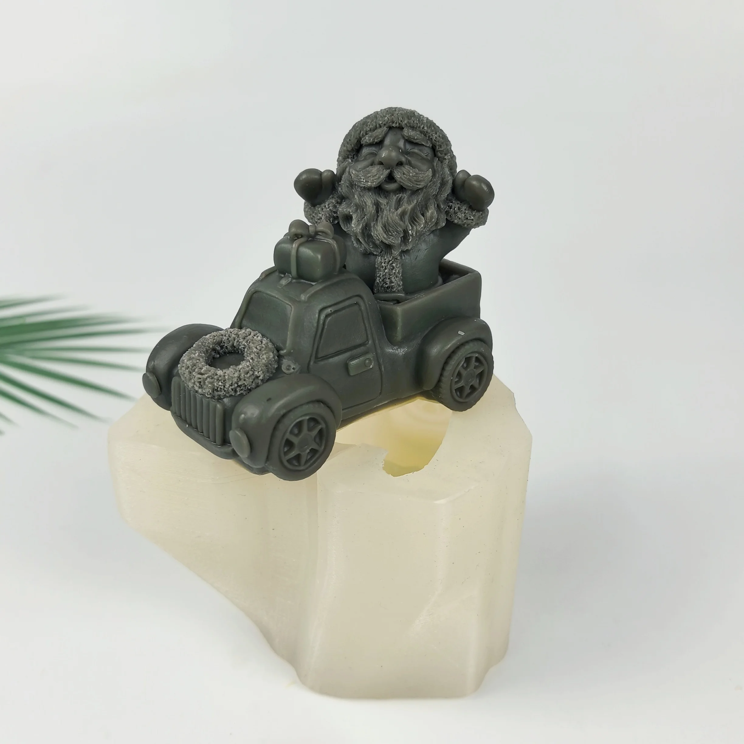 

Рождественская форма Санта-Клаус, автомобиль, подарочные формы, формы для мыла, силиконовые 3D форма для свадьбы, дня рождения, глиняной смолы