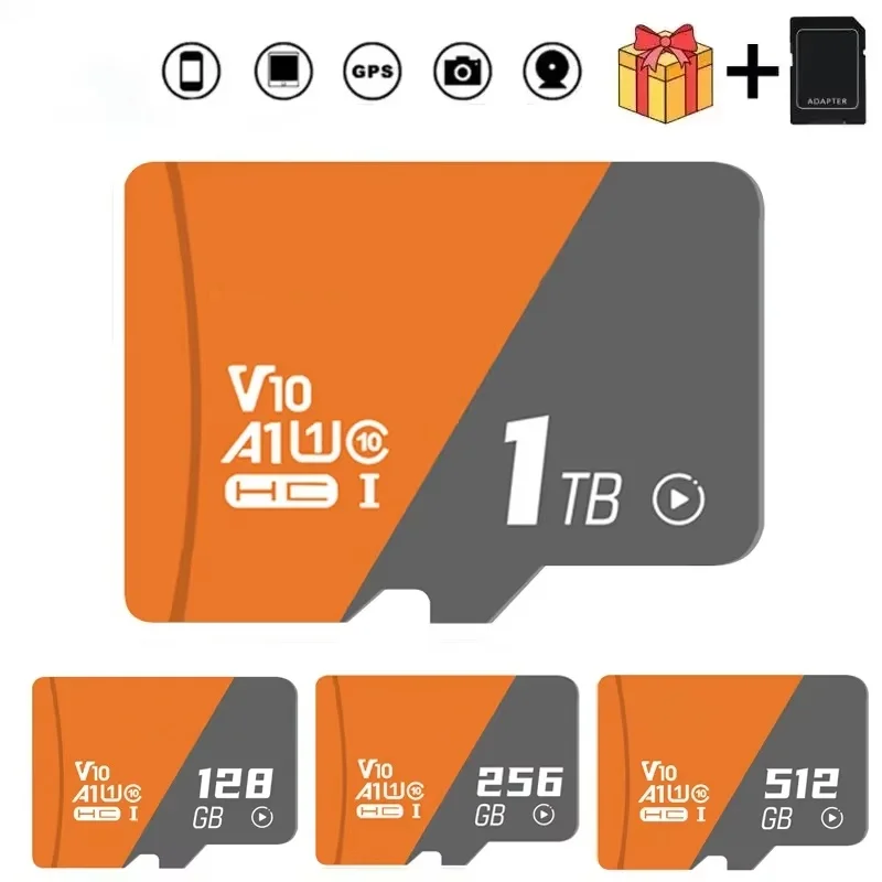 2TB SD Memory Card 1TB Class 10 High Speed Micro TF Card 1TB 512GB For Nintendo Switch PC Smart Phone SD Card 128GB 256GB 2026