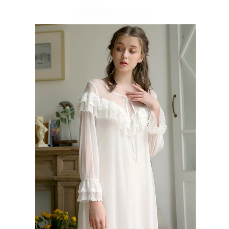 

Sexy Nightgown Women Sleepwear Silk Lingerie Babydoll Woman Sleep Wear Night Dress Home Clothes Ruffled Nightwear homedress H812