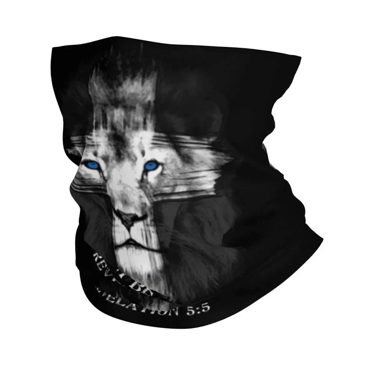 Lion Of Judah Jesus Cross Winter Headband Neck Warmer Men Women Hiking Cycling Tube Scarf Christian Faith Face Bandana Gaiter