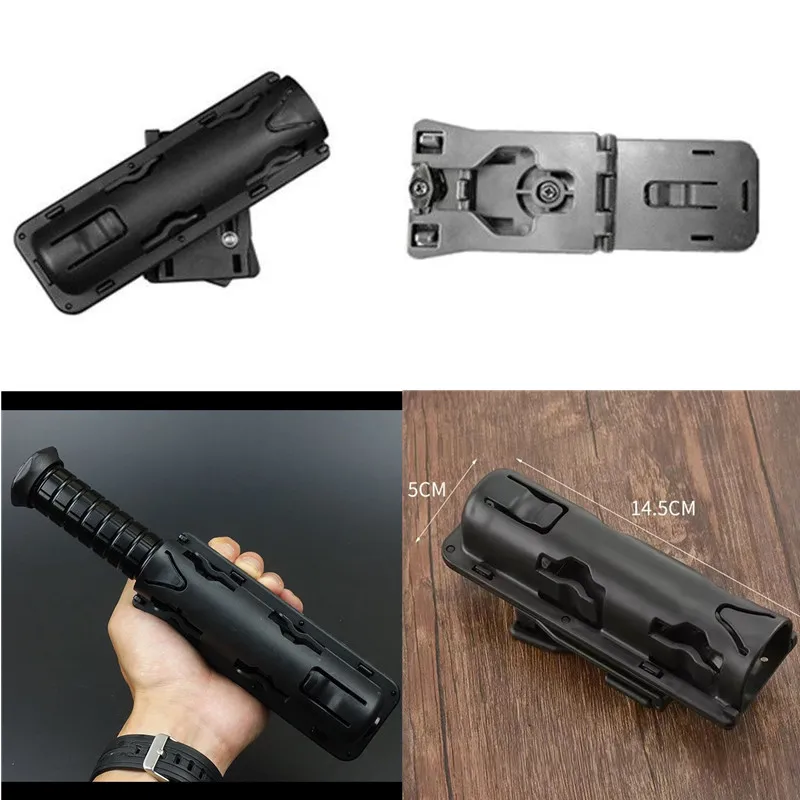 360 Degree Rotation Retractable Baton Case Holster Universal Tactical Baton Holder And Telescopic Stick Outdoor Protective Case