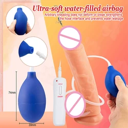 Realistic Squirting Dildo Ejaculating Penis for Women with Strong Suction Cup Anal Cleaning Prostate Masturbation Sex Toys