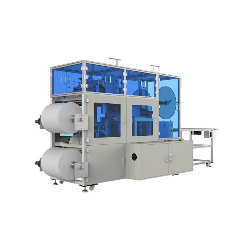 

Automatic non-woven shoe cover machine, disposable plastic shoe cover production machine PE material