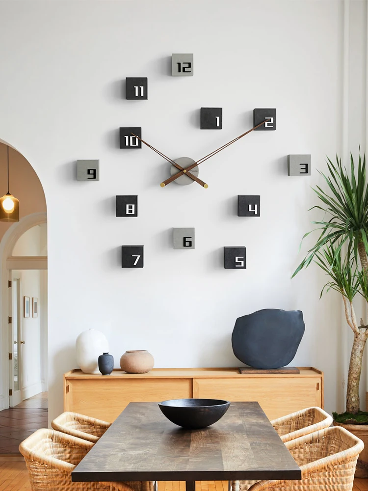 Nordic Clock Living Room Clock Hanging Wall Decoration Background Wall Xuan Ornament Light Luxury Personality Creative Style