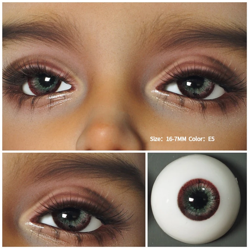 YESTARY Doll Accessories BJD Eyes For Toys 12MM 14MM 16MM 3D Movable Plaster Eyes Toys DIY Handmade Color Dolls Eyes Toys Girls