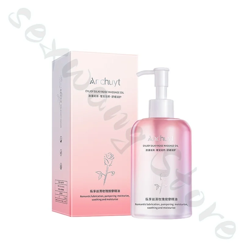 Anchuyt silky rose massage essential oil moisturizing, refreshing and non-sticky to improve rough skin body oil 300ml