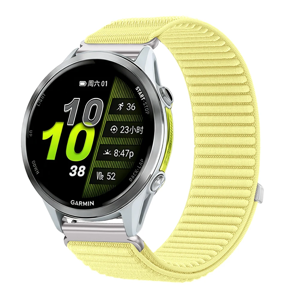 18/20/22mm Nylon Bandje voor Garmin Venu 4 3 3s Sq 2 Plus/Vivoactive 6 5 4 3s Gevlochten Armband voor Garmin Forerunner 255S 645 245