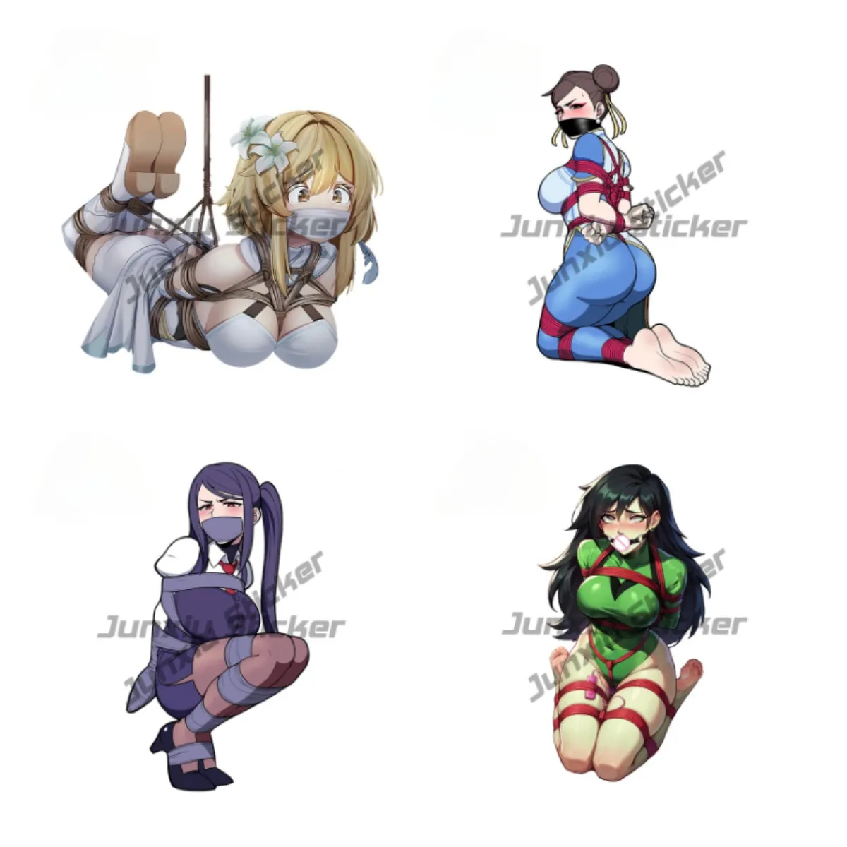 

Lumine Genshin Impact Car Stickers Anime Hentai Bundle NSFW Tie Decal Bondage Waterproof Decoration
