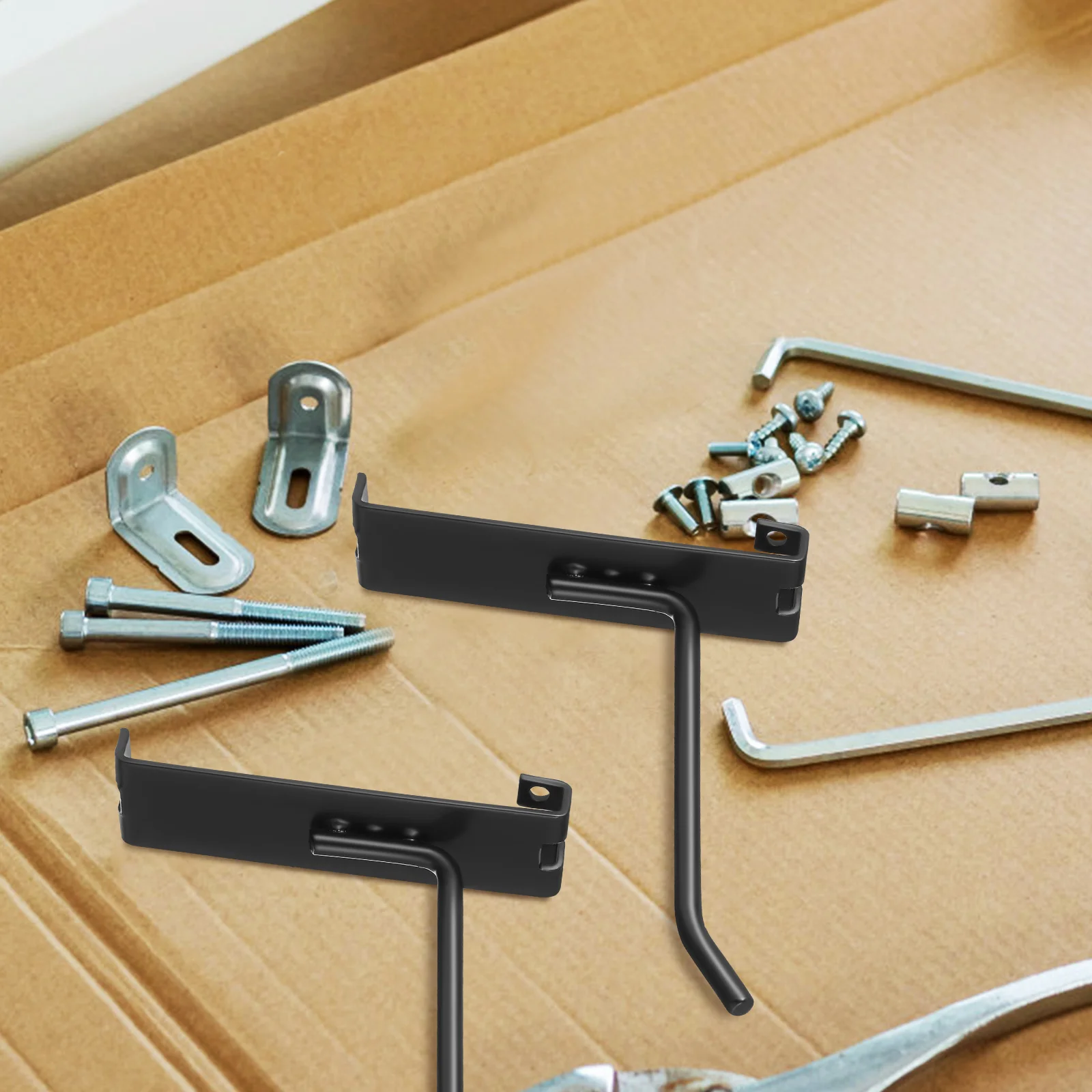 

12 pcs Display Utility Shelf Hanging Sturdy Hooks For Grid Wall Shop Grid Wall Hook Thickened Safe