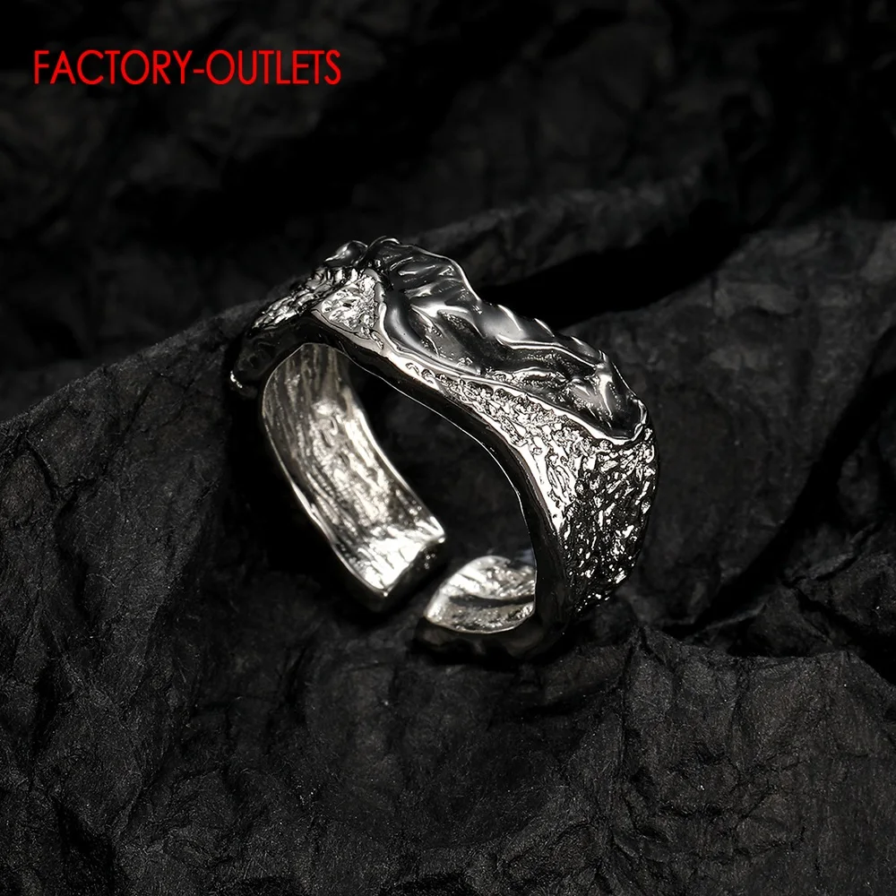 Bagues réglables en argent Sterling 925 originales, cadeau de Couple, bagues d'amour de mariage classiques, accessoire de bijoux fins pour fête, offre spéciale