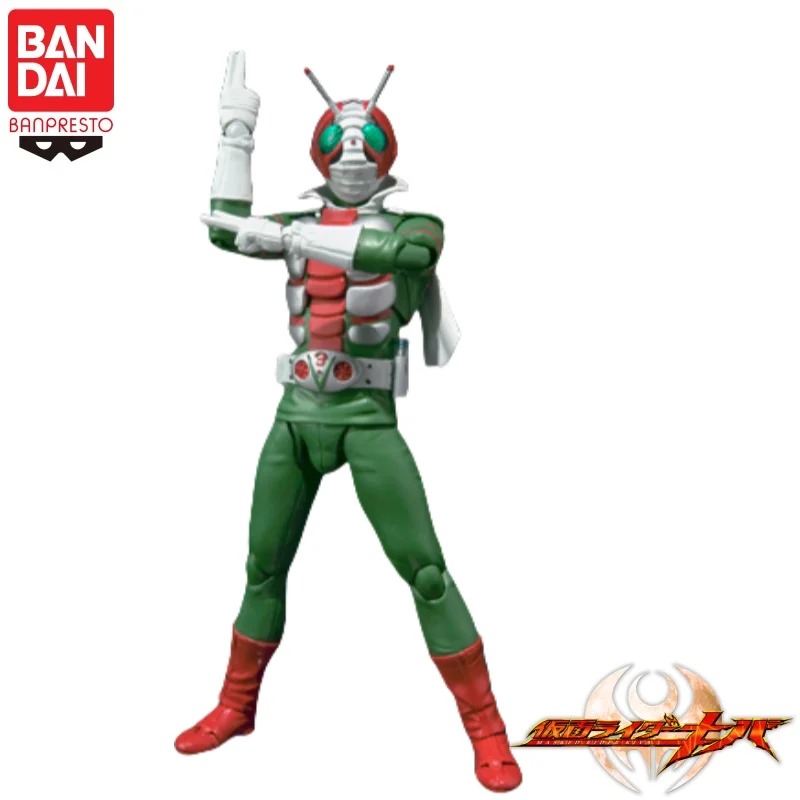 

In Stock Original Bandai Banpresto Kamen Rider Masked Rider V3 Anime Action Figures Model Toys desktop Ornament collect Gifts