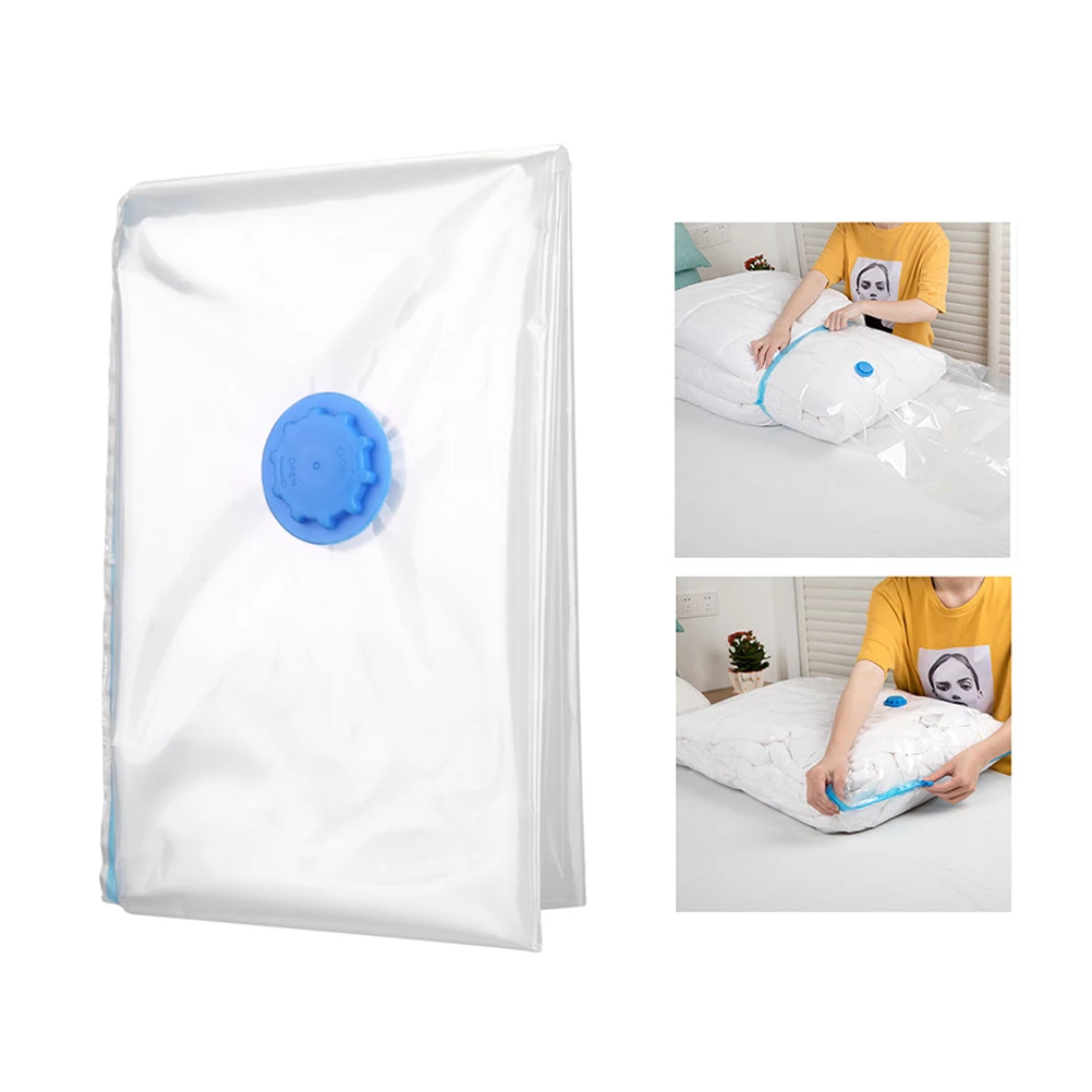 

70X90Cm Waterproof Compression Bags Vacuum Sealed Storage Bag Super Capacity Save Space Organizer For Clothes Quilts Blankets