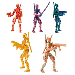 Glück 13 Action figur Titan Multi-Gelenk roboter Spielzeug 3D-Drucker bewegliche Anime Figur Stress abbau Dekompression spielzeug für Jungen