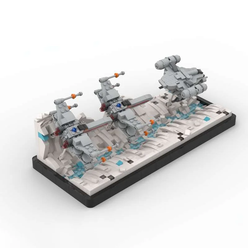 

1061pcs MOC Razor Crest Ice Planet Pursuit Mandalorian S2 Star Battle Model Building Blocks Construction Toys Christmas Gifts