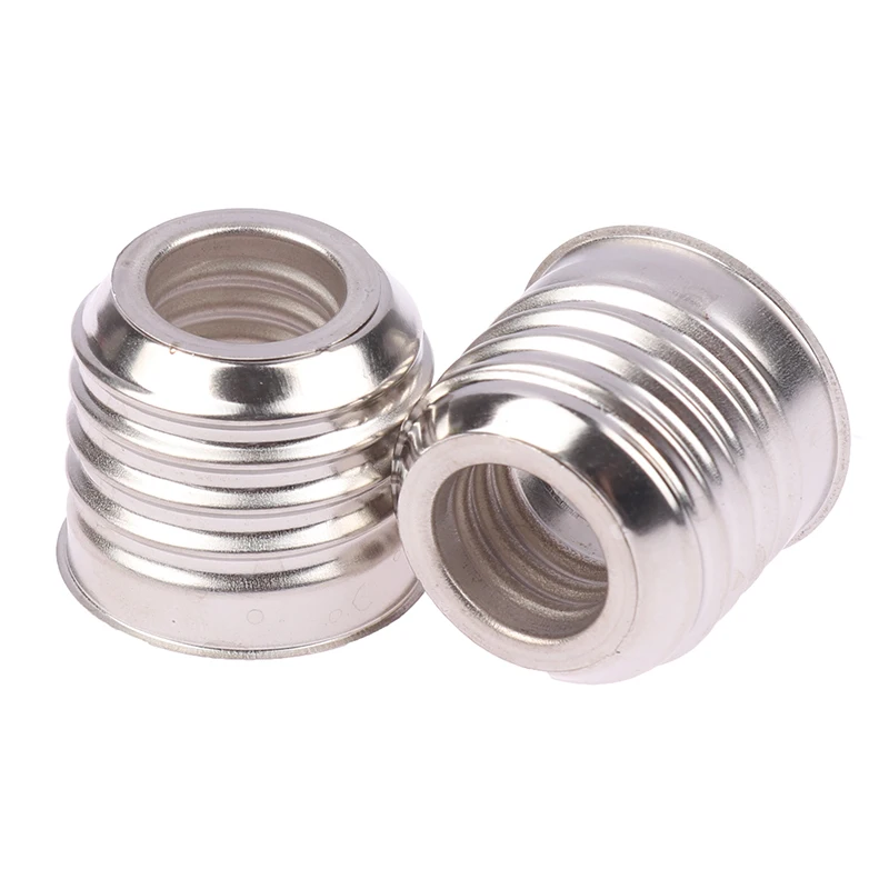 حامل مصباح محول مصباح مصباح ، حلقة حديدية صغيرة ، محول لامفولدر ، E27 إلى E14 ، 10