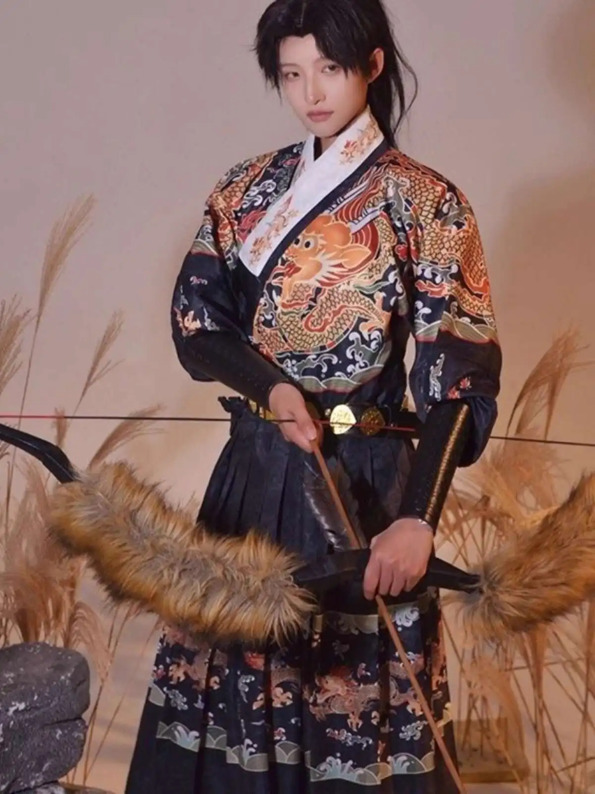 Hanfu de la antigua dinastía Ming china para hombres y mujeres, ropa diaria, disfraz de pez volador fresco, bata de pitón Jinyiwei, disfraz de cosplay