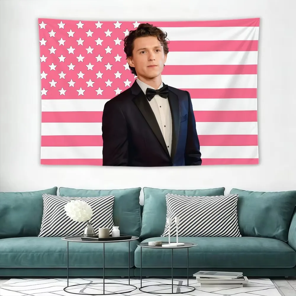 Actor T-Tom H-Holland-D Flag Party Club Outdoor Interior Wall Decoration Banner Fans Gift Print Decor Flag