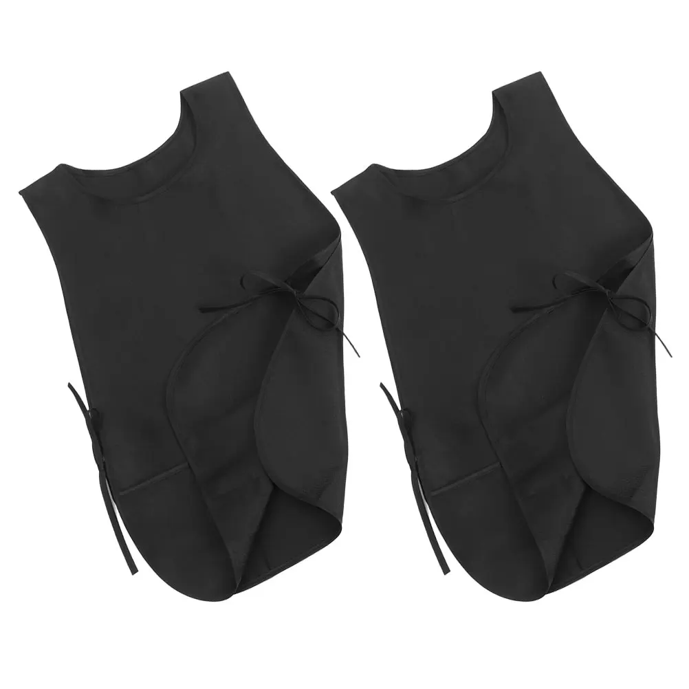

2Pcs Waterproof Large Size Gardening Apron Kitchen Restaurant Use Chef Gardening Painting Stylish Chef Apron Men Women