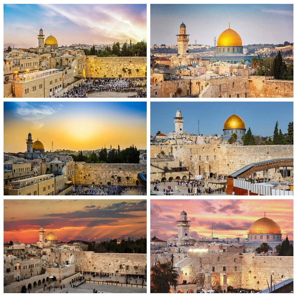 

Jerusalem Western Wall Photography Backdrop Judaism Party Decoration Natural Landscape Photo Background Photobooth Supplies