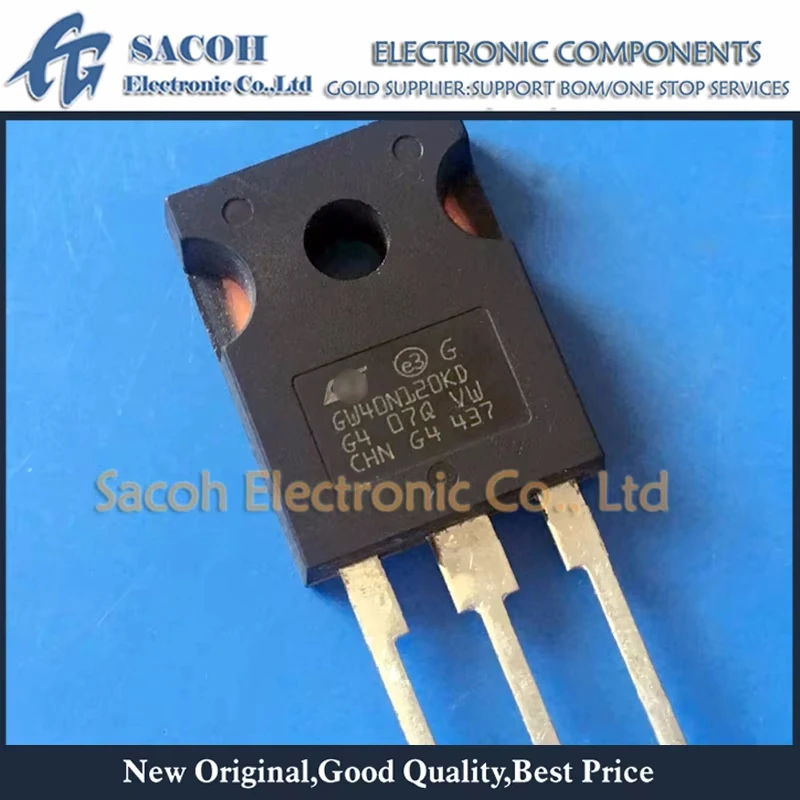

Refurbished Original 10Pcs/Lot STGW40N120KD GW40N120KD 40N120 OR STGW30N120KD GW30N120KD TO-247 40A 1200V N-Channel Fast IGBT