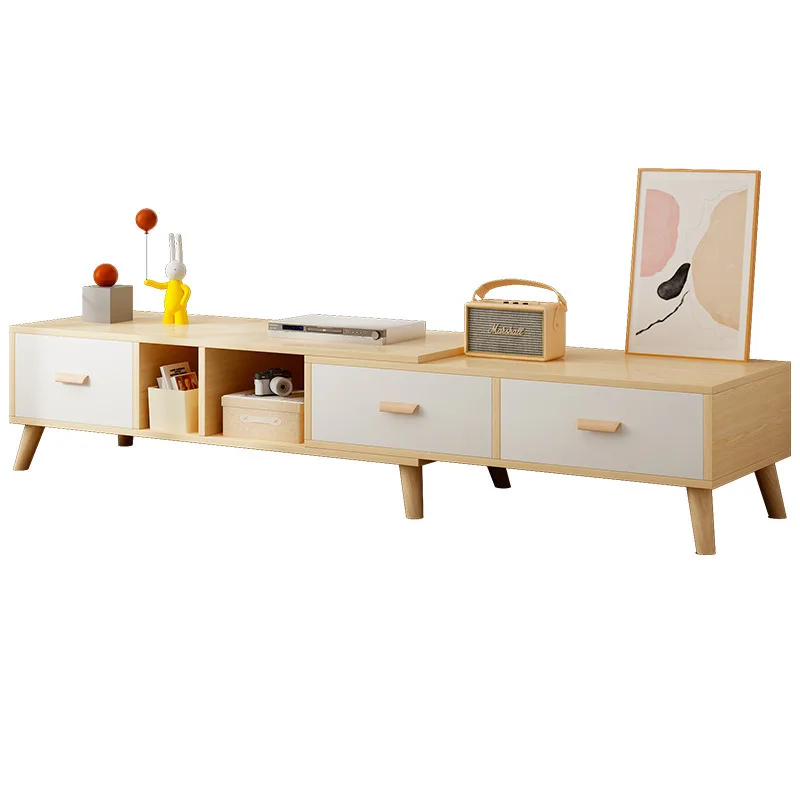 

LH Expandable TV Cabinet for Living Room and Small Apartments Moisture-Proof TV Cabinet