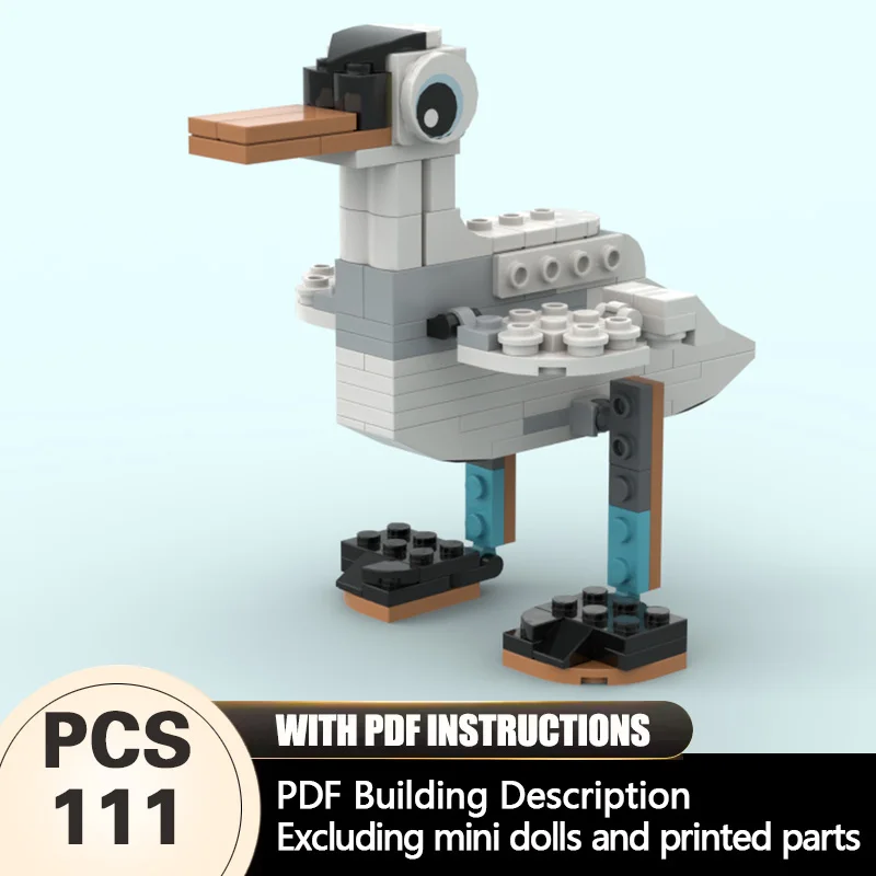

Creators Animal Series Model MOC Building Bricks Large Swan Modular Technology Gifts Holiday Assemble Children Toys Suit