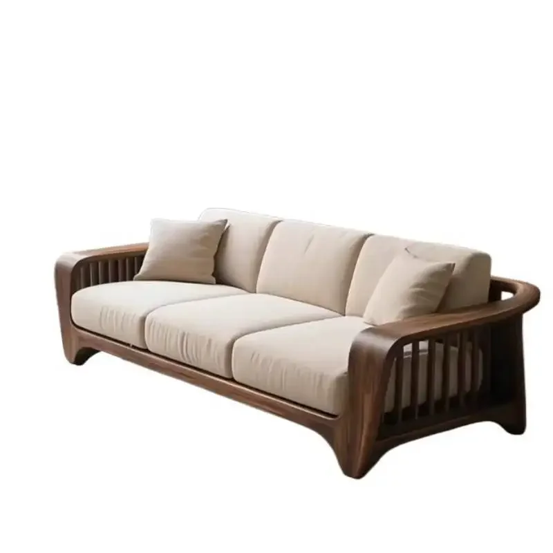 # Vintage Beige Living Room Sofas Antique Brown Single Luxury Living Room Sofas Mid Century Arm Woonkamerbanken Furniture For Ho
