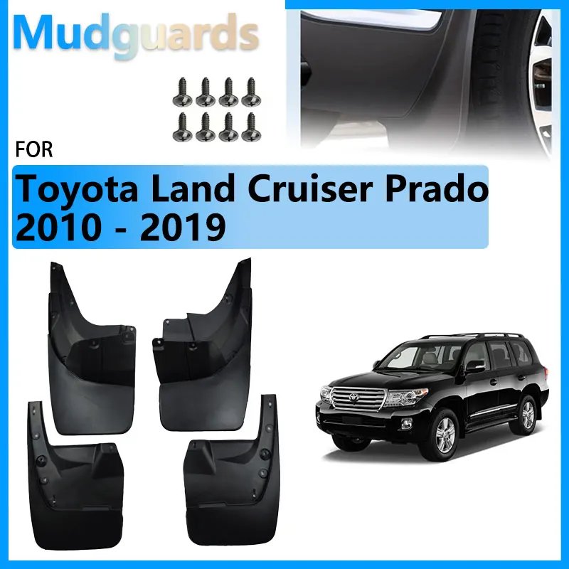 

Mudguards For Toyota Land Cruiser Prado 150 LC150 FJ150 2010 - 2019 Accessories Mud Flaps Front Rear Wheel Splash Guards Fender