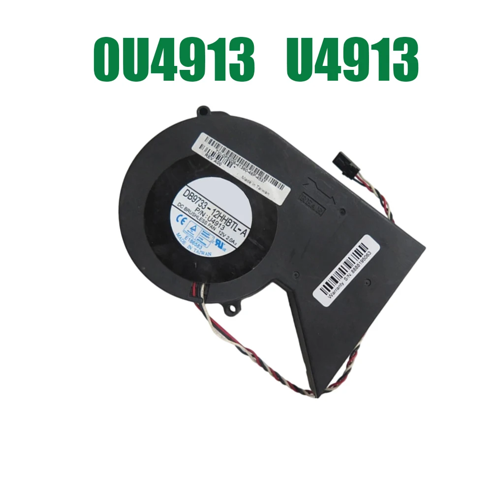 

For DELL GX240 GX260 GX270 DB9733-12HHBTL-A U4913 0U4913 DC12V 2.0A 3PIN Cooling Fan