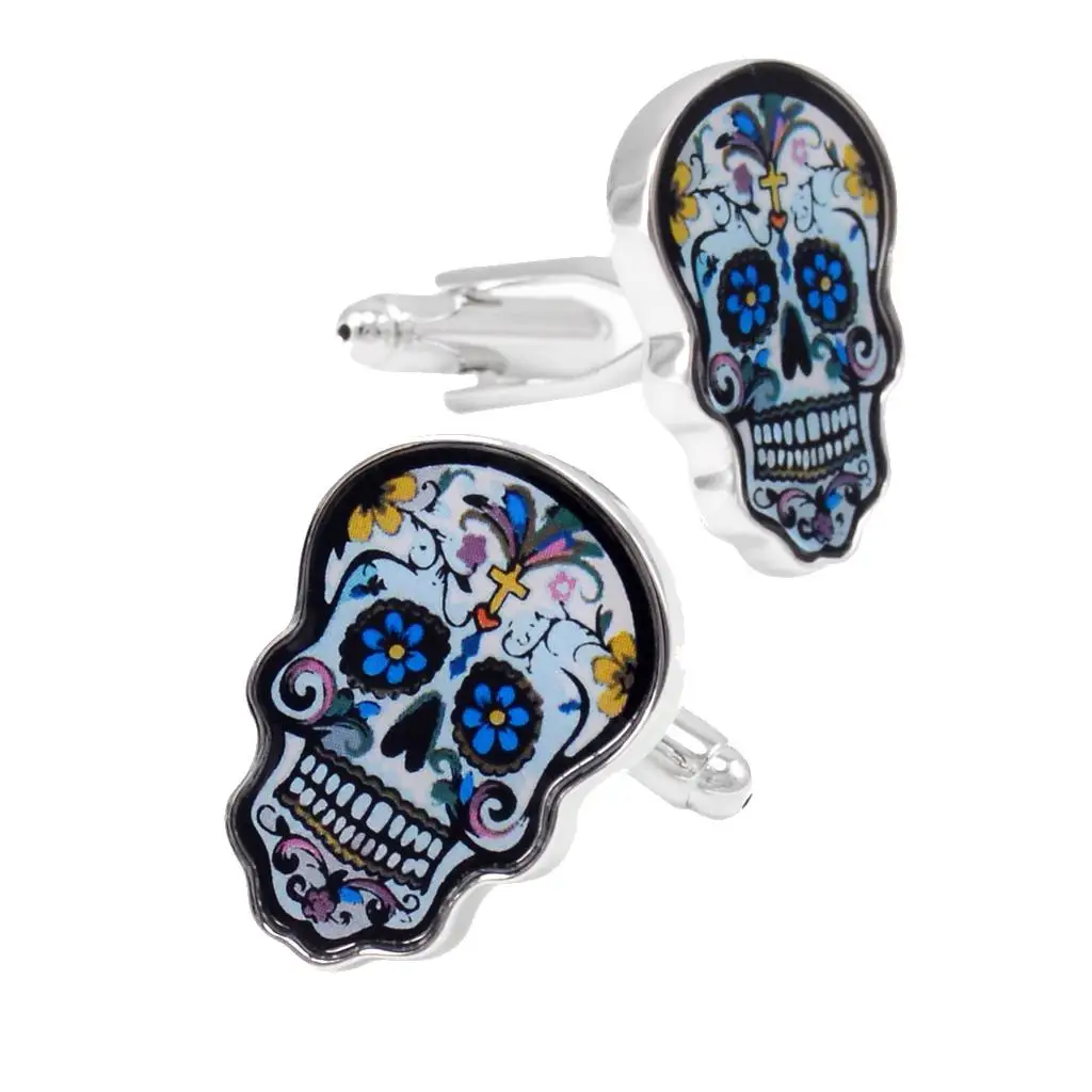 Skeleton Steampunk Cufflinks Men’s Brass Vintage Wedding Shirt Accessories for Elegant Business Look