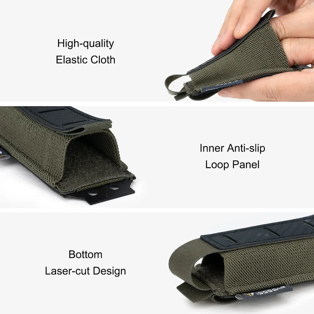 Idogear tactical MAG POUCH ถุงใส่กระสุน9มม., 3589คาร์บอนไฟเบอร์