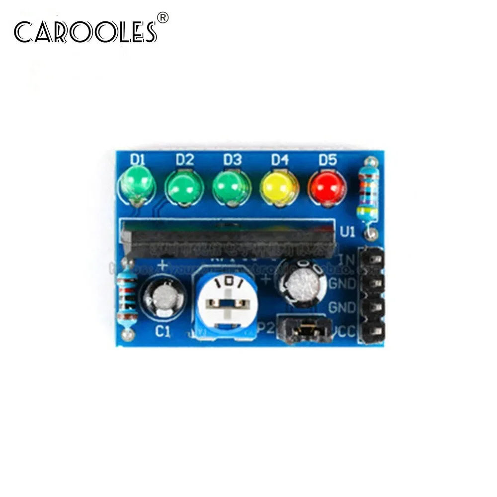 LED Power Battery Indicator, Nível Módulo Áudio, 4-Digit Light, Separação de Cores, Detecção 12V, KA2284, 4 Segment