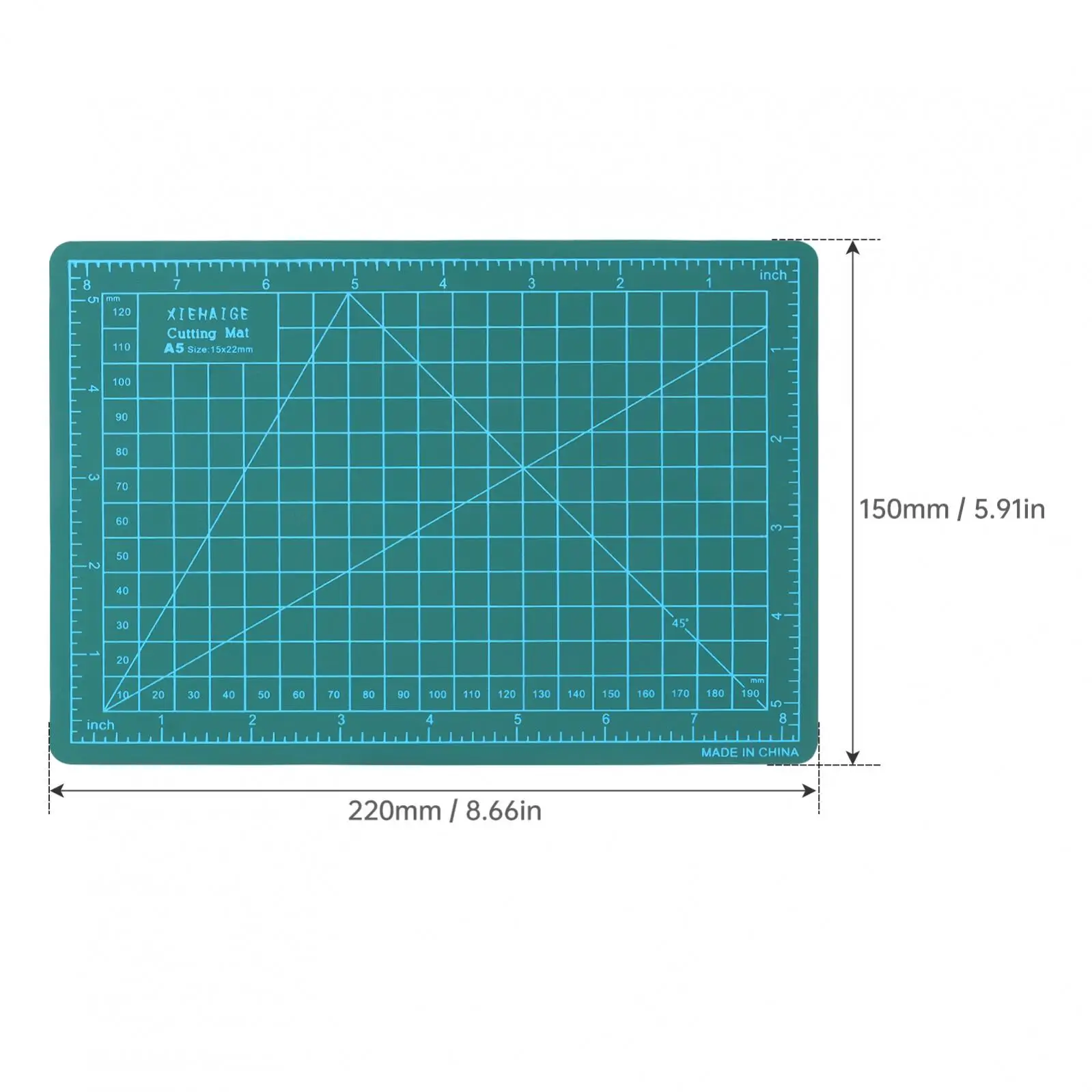 A4/A5 Self Healing PVC Cutting Mats for Sewing/Craft Project/Scrapbooking with Two Sizes Optional,Use Quilting Cutting Board