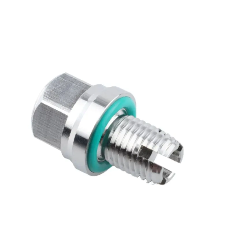Stainless Steel Magnetic Drain Plug Self-Tapping Repair Kit for Pan Screw Thread Repair Oil Leak Fix Fit for Car Motorcycle