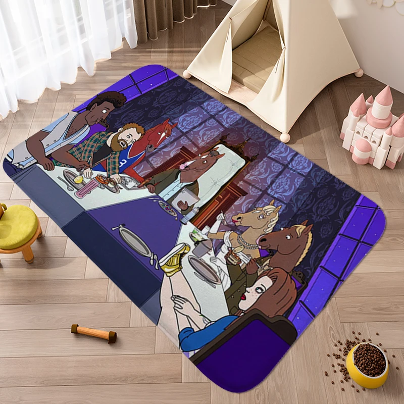 

Non-slip Mat A-Bojack Horsemans Bathroom Carpet Hallway Floor Mats Front Door Sleeping Room Rug Useful Things Home Entrance Mats