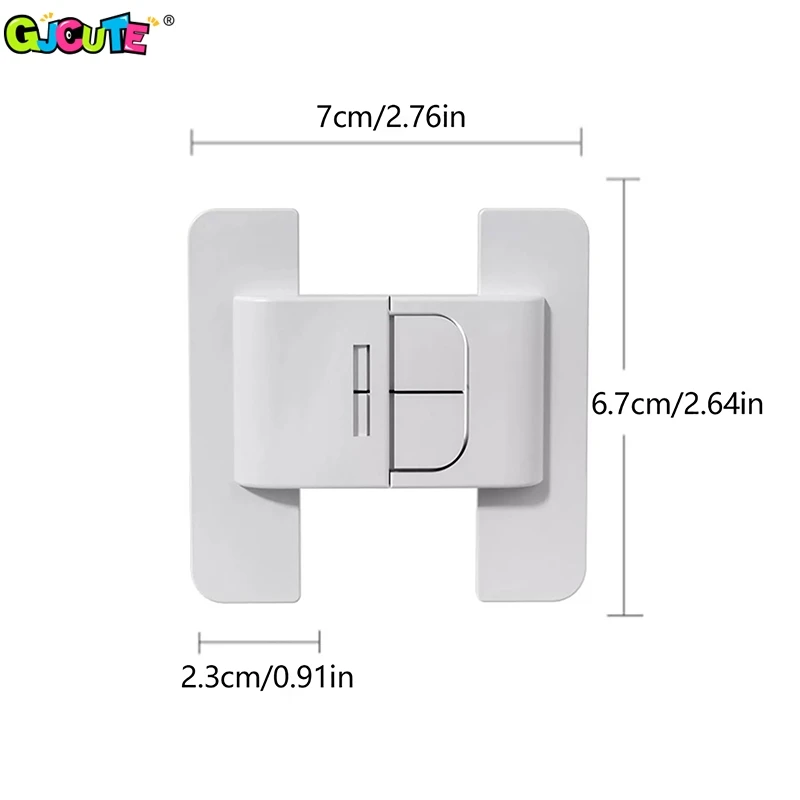 Cerradura de seguridad para refrigerador de casa, 1 piezas, cerradura de puerta de congelador, cerraduras de seguridad multifunción, Protector de