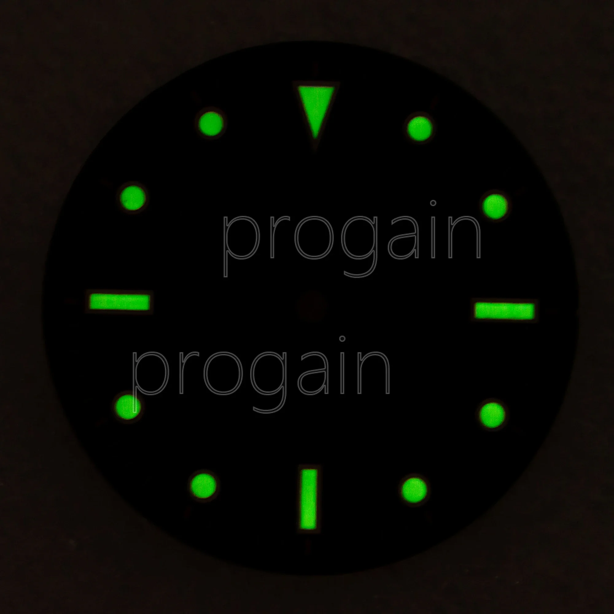 watch parts 39mm Dial with Green Luminous for ETA 6497/6498/ST3600 Mechanical Movement Watch Accessories replacements