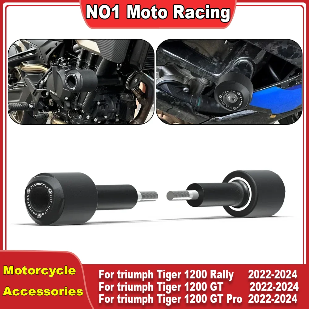 

Motorcycle Frame Sliders Crash Protector For Triumph Tiger 1200 Rally/GT/Pro 2022-2024