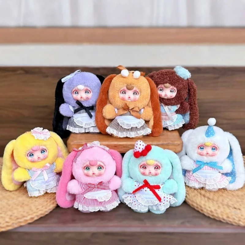 

Yumi Rabbit Maid Series Blind Box Yumi Mystery Boxes Vinyl Doll Cute Eye Movable Home Decoration Ornament Doll Figure Girl Gift