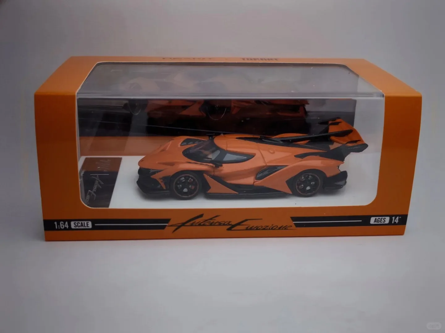peako-x-topart-モデル-1-64-ie-オレンジ限定-999-ダイキャストモデルカー