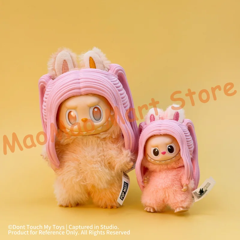 Headwear For Labubu 4.0 3.0 Clothes Cute 3D Printing Rumi Mira Zoey Wig Mini Plush Doll Clothing Fashion Doll Accessories Gift