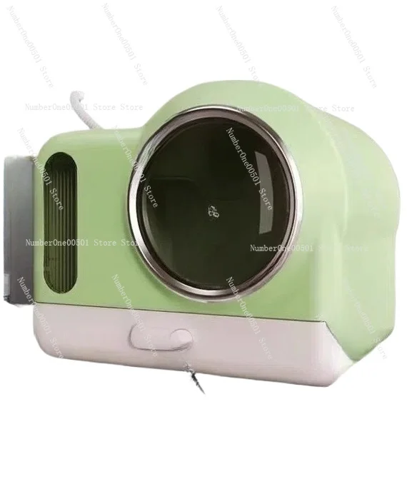 

Jumbo Self-Cleaning Litter Box Fully Enclosed Cat Toilet with Odor Control System Slide-Out Tray Anti-Scatter Design