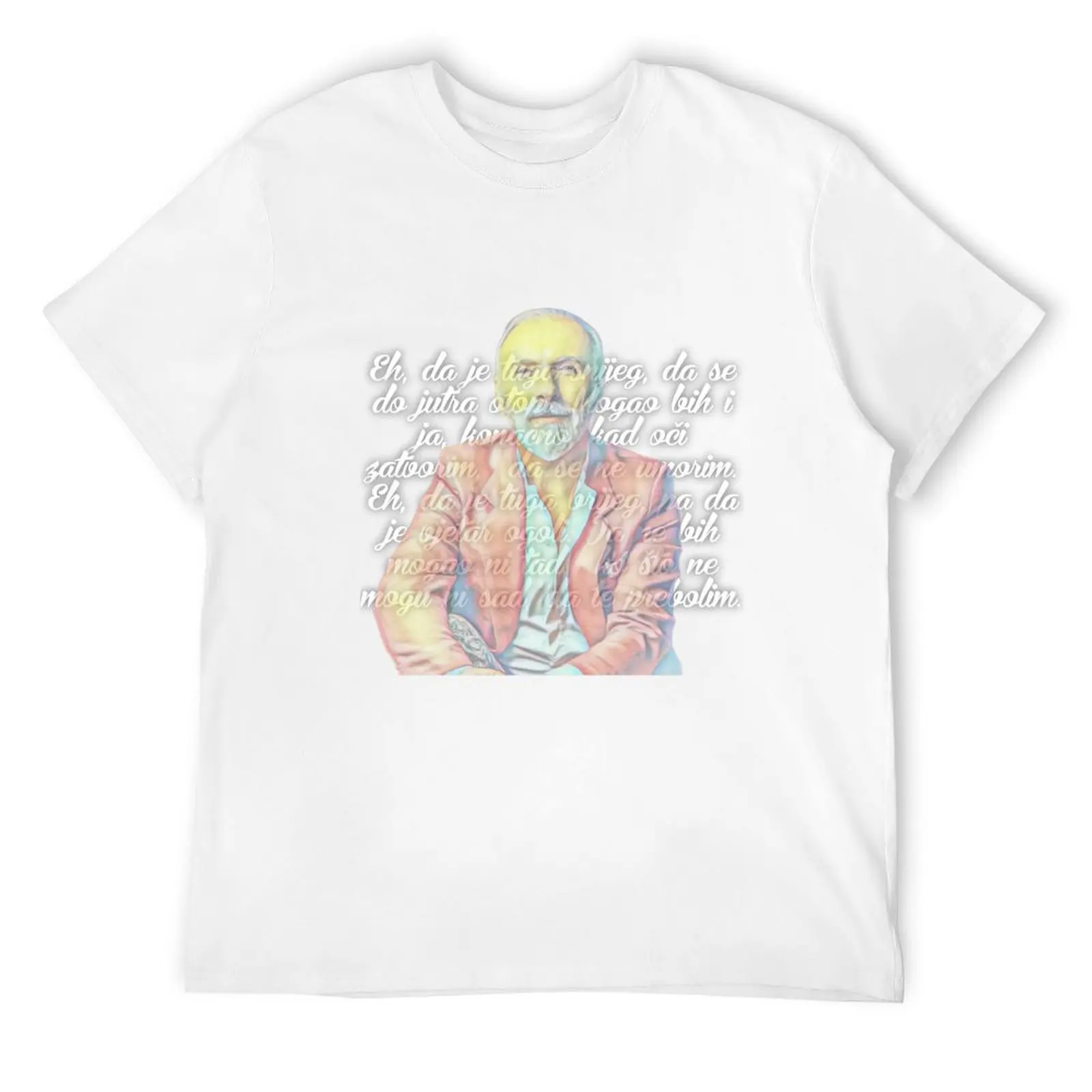 

Dino merlin DA JE TUGA SNIJEG T-Shirt T-shirts man shirts graphic blanks Man t-shirt mens workout shirts