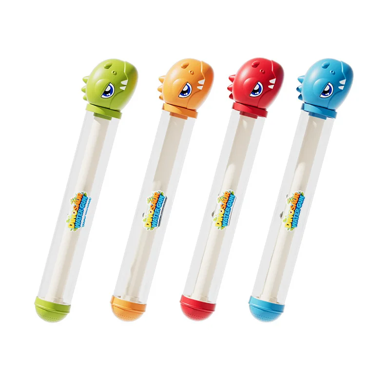 어린이 공룡 불꽃놀이 물총 1개, 풀아웃 물총, 물 싸움, 여름 해변 회전 불꽃놀이, 물 펌핑 공룡 불꽃놀이 물총, 다양한 색상 옵션, 공룡 모양 손잡이, 소년 소녀 물 장난감에 적합, 여름의 다양한 휴일 선물에 적합